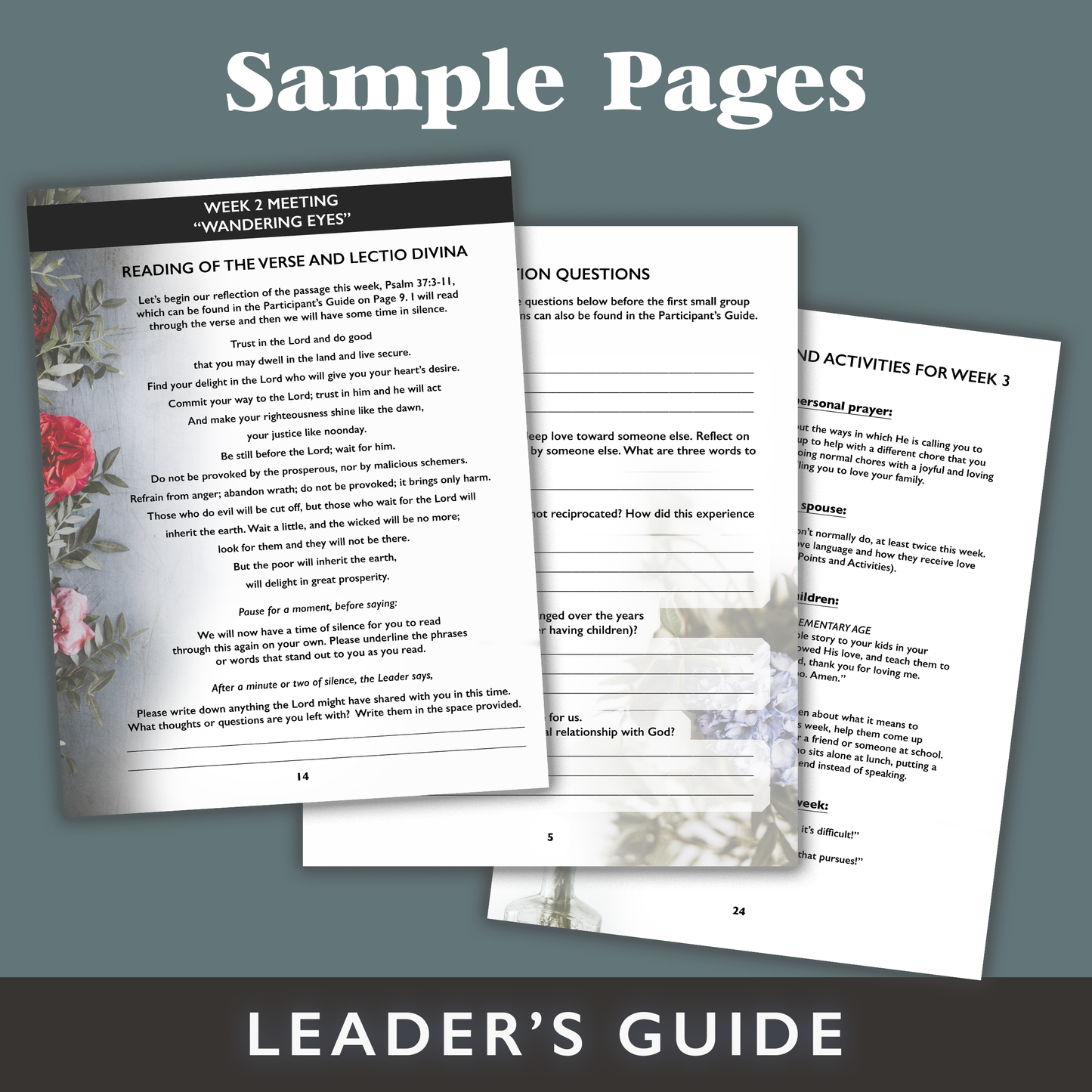 Leader's Guide to "A Love that Pursues" - Women's Series